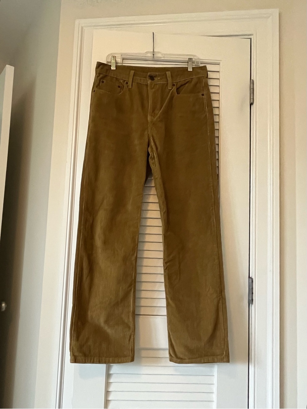 Levi’s Golden Brown 100% Cotton Straight Leg Corduroys